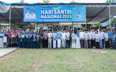 Semarak Hari Santri Nasional 2025 di Cintamulya: Bupati Egi Ajak Santri Kuasai Dunia Digital