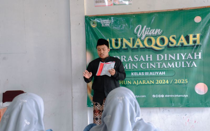 Ujian Munaqosyah Madrasah Diniyah Al Amin Cintamulya: Ajang Pemantapan Ilmu Fiqh Santri Akhir